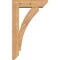 Ekena Millwork Thorton Slat Smooth Bracket w/ Offset Brace, Western Red Cedar, 5 1/2"W x 18"D x 30"H BKT0604X18X30THR06SWR - alternate 4